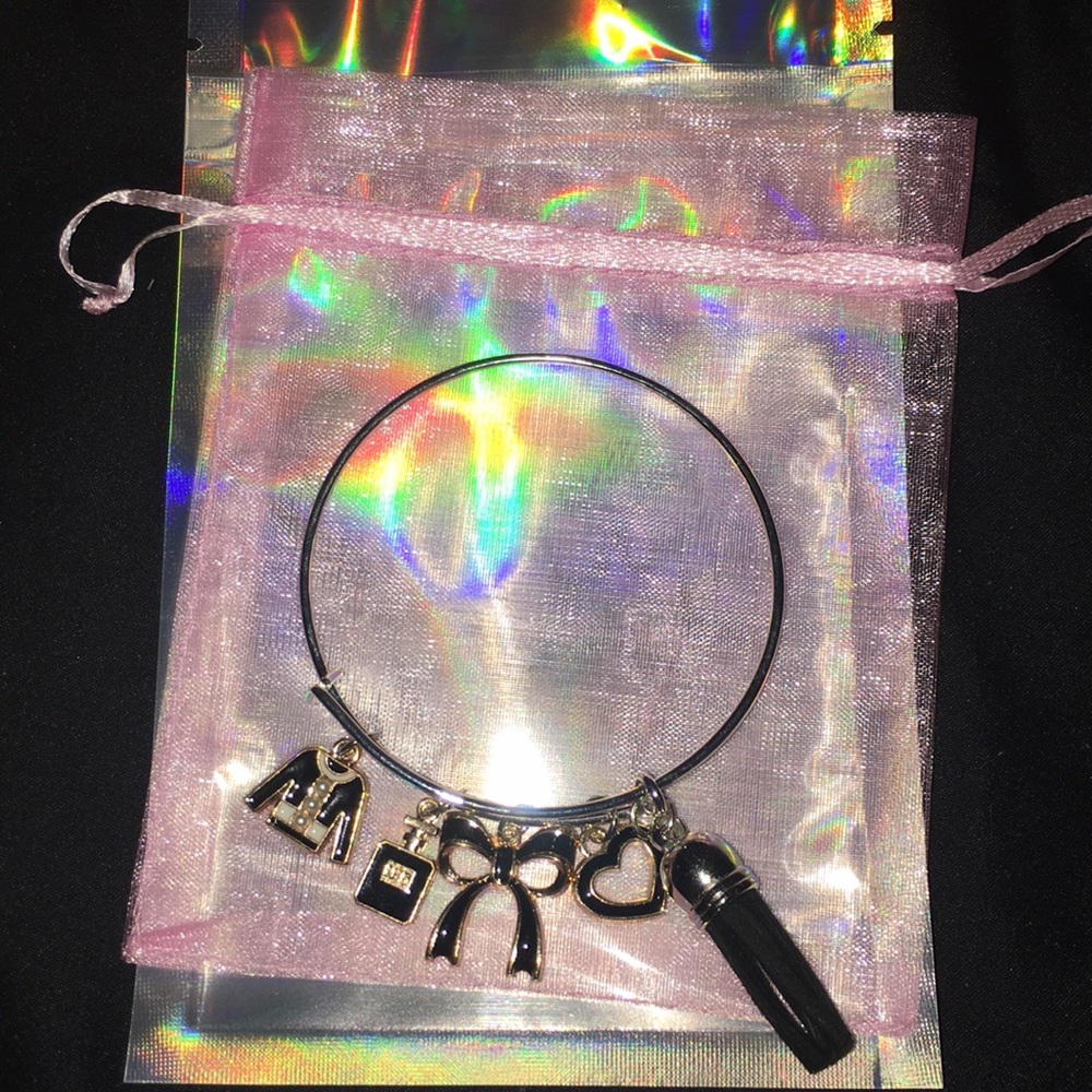 Silver Charm Bangles